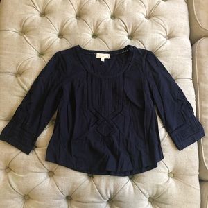 Anthropologie Moulinette Soeurs Navy Tunic